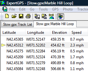 Learn how to convert GPS track points into CSV or Excel spreadsheet format