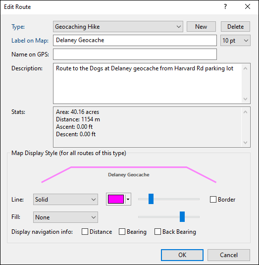 Edit Route command