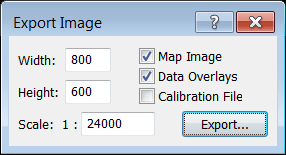 Export Image dialog