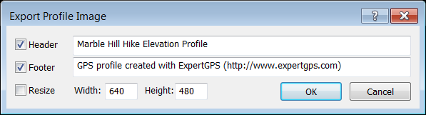 Export Profile Image dialog