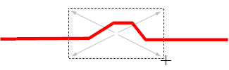 Track before trackpoints are selected