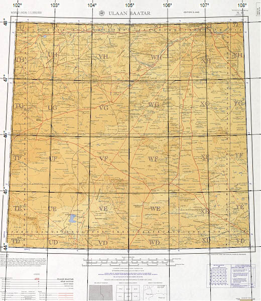 Correctly-calibrated map of Mongolia