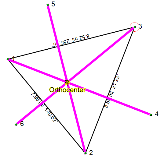 Finding orthocenter