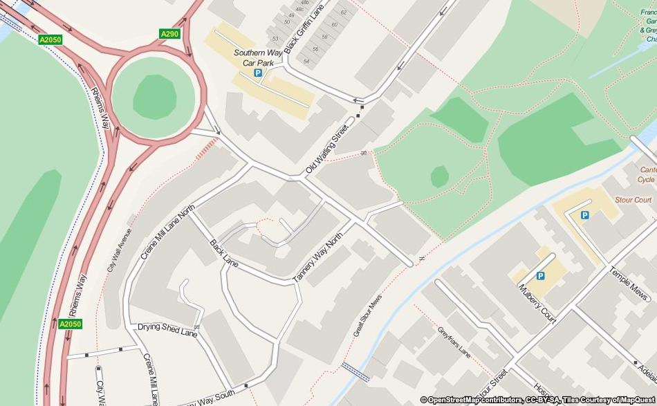 Worldwide OSM street maps in ExpertGPS