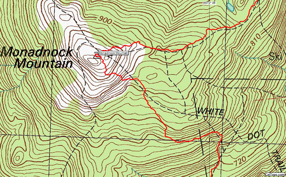 ExpertGPS Topo Map with GPS Tracklog