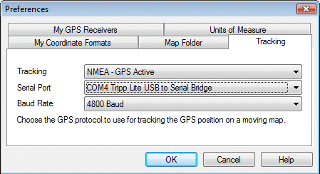 USB to Serial Adapter GPS tracking