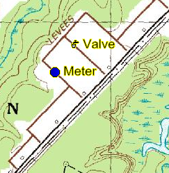 Mapping manholes and water valves with GPS mapping software