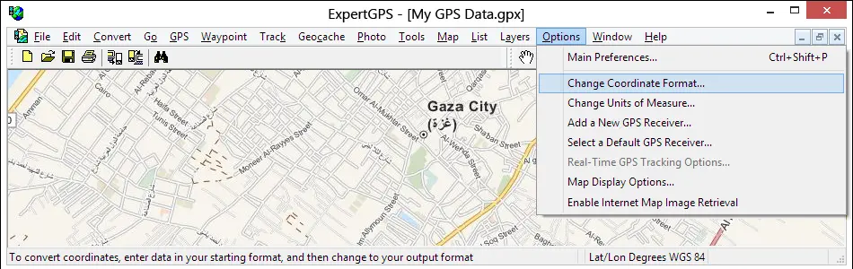 Batch Gaza Strip Coordinate Conversion Software for Windows