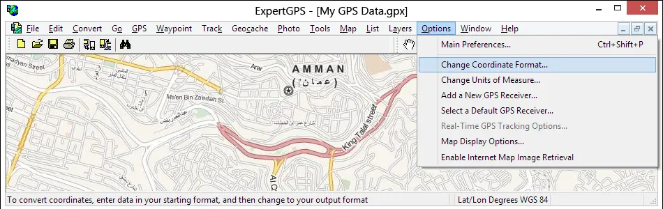 Batch Jordan Coordinate Conversion Software for Windows