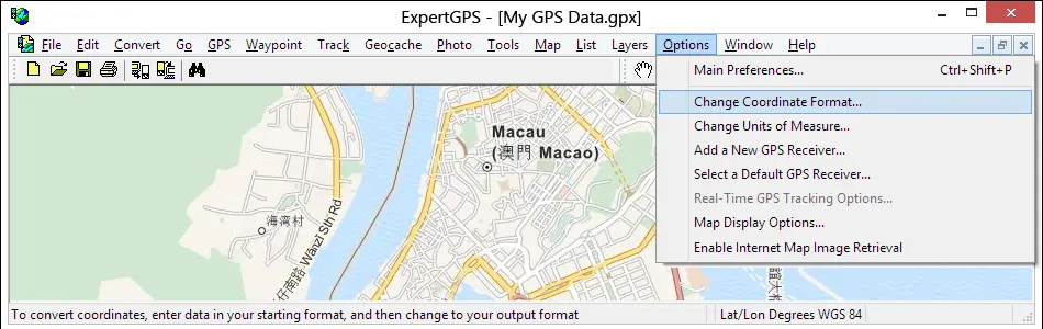Batch Macau Coordinate Conversion Software for Windows