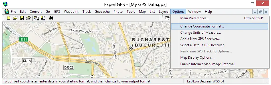 Convert Romania coordinates - Pulkovo 1942 Adj 58 Stereo 70 ...