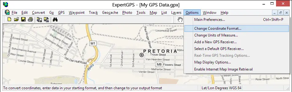 Batch South Africa Coordinate Conversion Software for Windows